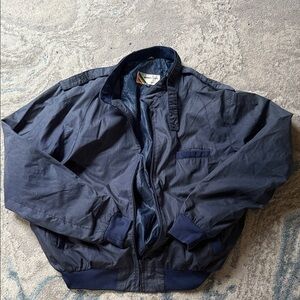 Men's Navy Members Only Jacket